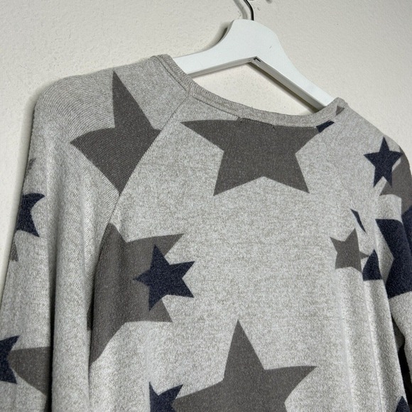 Buffalo by David Bitton Gray and Navy Star Sweater S - Picture 7 of 9